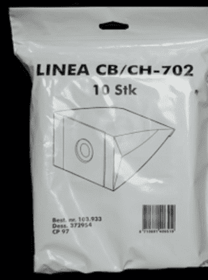 Støvsugerposer Linea/Major CB/CH702. 10 stk. støvsugerposer
