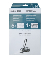 Støvsugerposer Ide Line. IL 36. 649-142. 5 poser + 1 filter. Originale.
